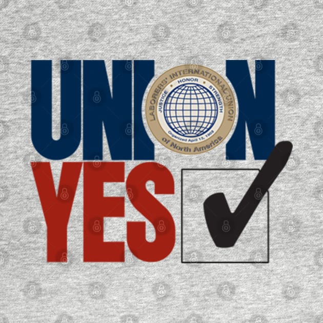 Union YES by  The best hard hat stickers 